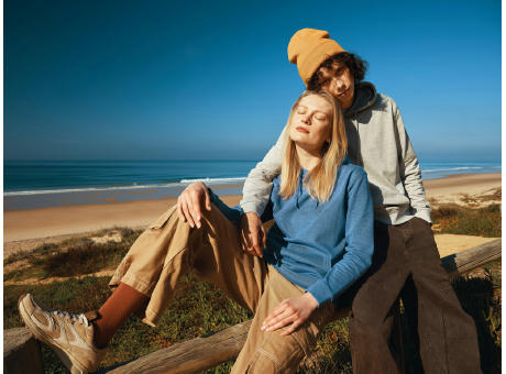 IQONIQ Torres ungefärbter Hoodie aus recycelter Baumwolle Werbeartikel