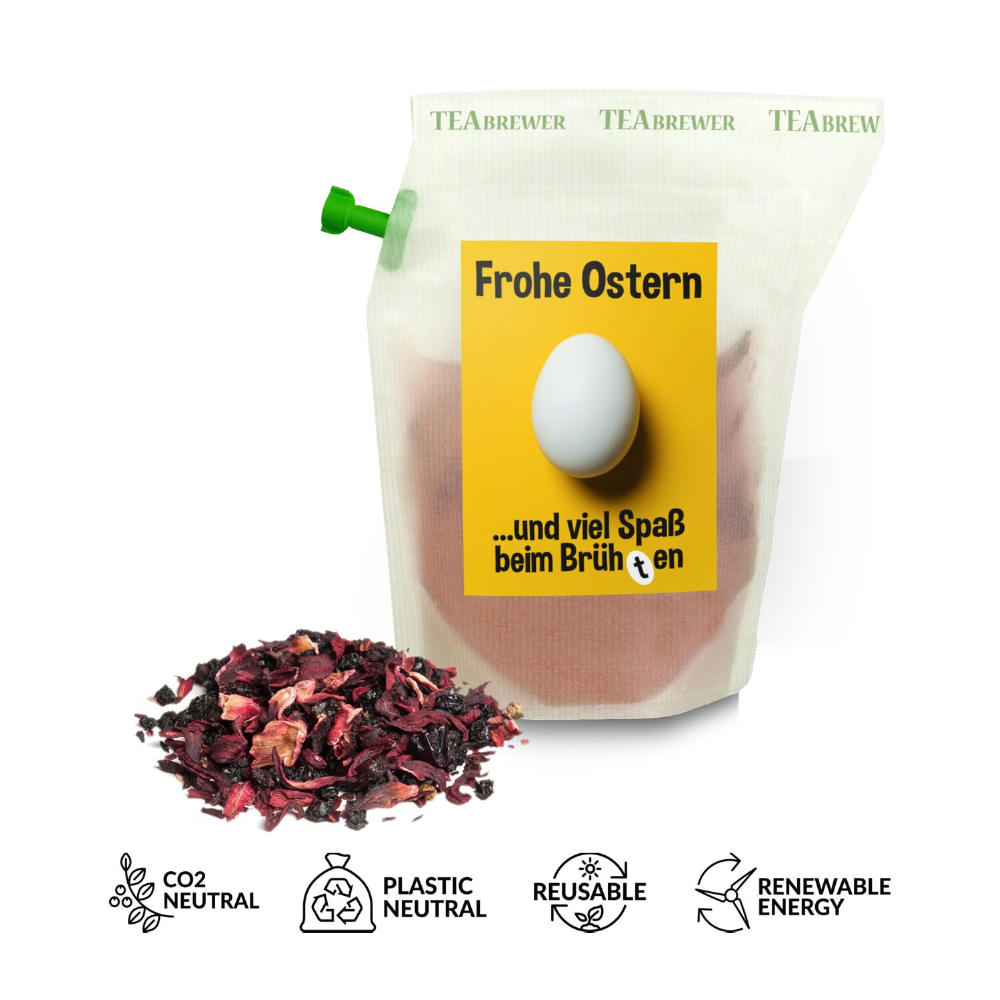 Geschenkartikel / Präsentartikel: Oster-Tee, Tasty Berry - Brüh(t)en Werbeartikel