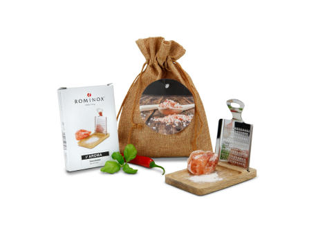 Geschenkset / Präsenteset: Kleine Salzreibe Werbeartikel
