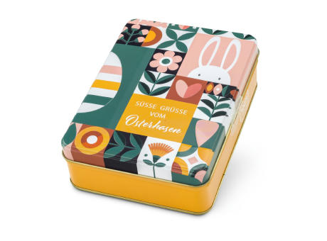 Geschenkartikel / Präsentartikel: Süße Ostergrüße - Pralinendose mit 125 g Werbeartikel