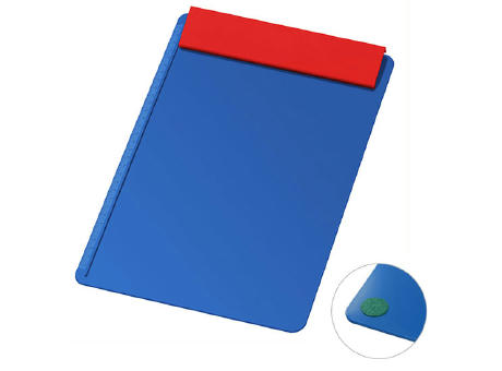 Platte blau, Leiste rot