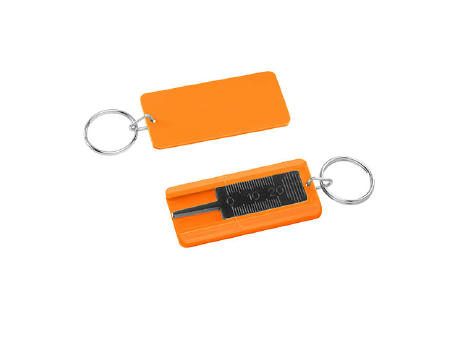 Prüfer schwarz, Gehäuse orange