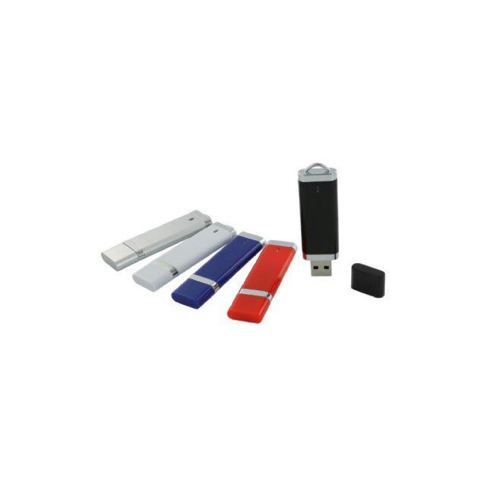 USB-Stick C10 USB 2.0 Flash Disk   1 GB Schwarz matt (gummiert) Werbeartikel