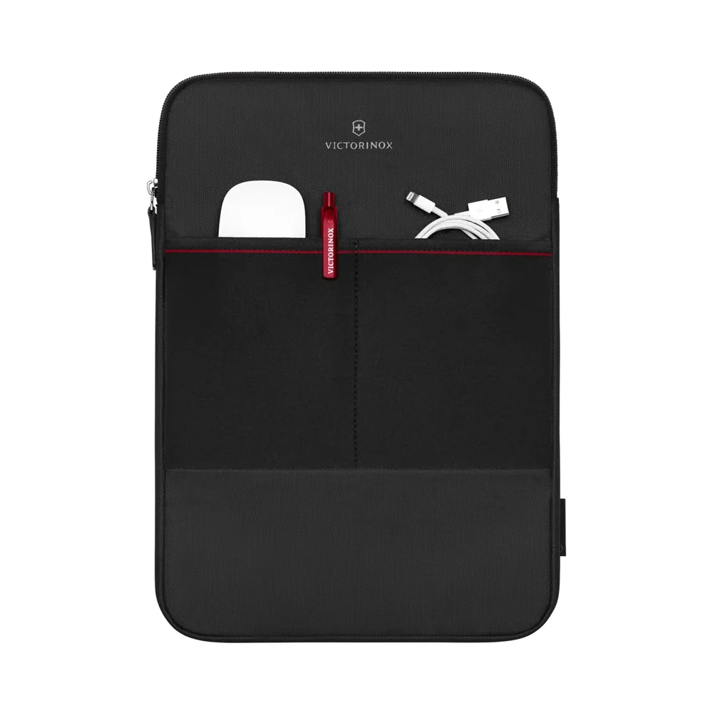 Victorinox Altmont Modern Commuter Backpack: schwarze Laptophülle mit Zubehörfach – Business-Werbeartikel