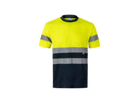 VL BRAHMA LARGE. Zweifarbiges technisches T-Shirt mit Bird-Eye-Design (140 g/m²), aus Polyester (100%) Werbeartikel