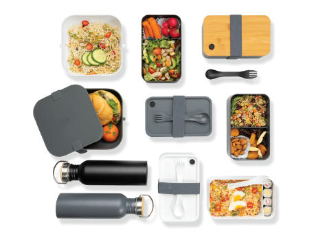 PP Lunchbox mit Göffel Werbeartikel