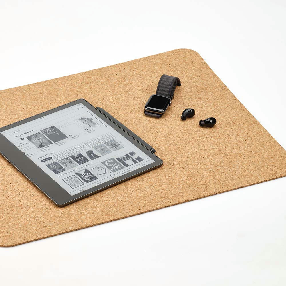Pessoa cork desk mat. Made in Portugal Werbeartikel