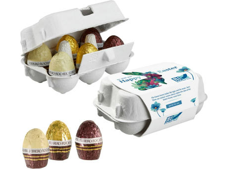 Product image 6er Ostereier-Karton mit Ferrero Rocher Eiern Werbeartikel