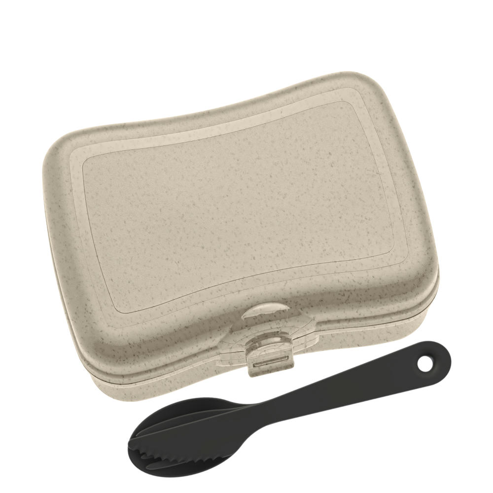 Product image KOZIOL BASIC READY Lunchbox-Set + Besteck-Set Werbeartikel