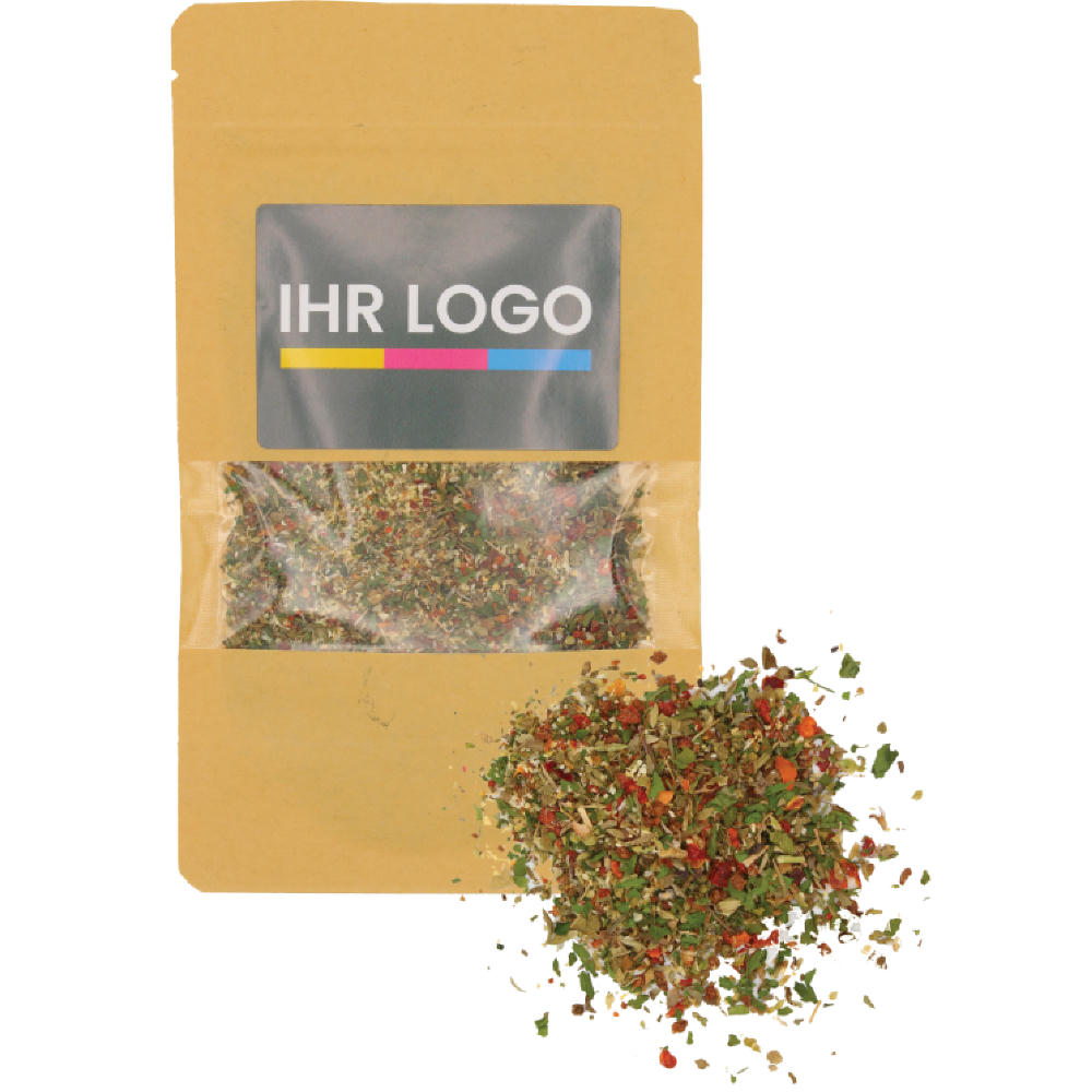 Product image Schafskäse Grillgewürz verpackt im Doypack Beutel groß Natur Werbeartikel