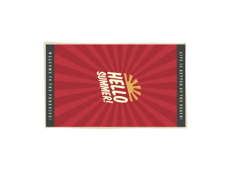 Product image Printed BeachTowel 300 g/m² 100x180 Strandtuch bedrucken