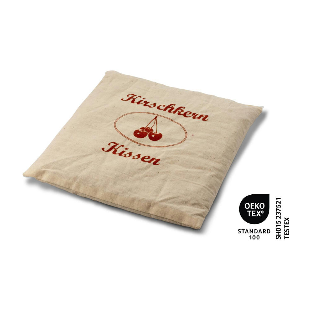 Kirschkernkissen Standard - mit Standardmotiv - 21 x 21 x 2,5 cm Werbeartikel