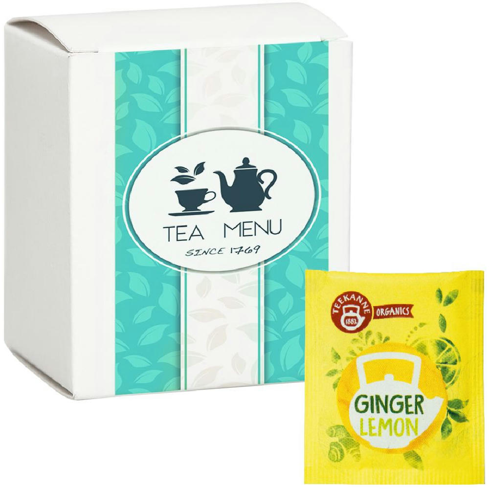 Product image Beuteltee Ginger Lemon, 10 Stück, 18g, Faltschachtel Werbeartikel