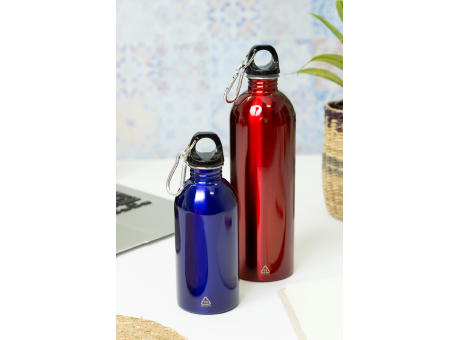 Flasche aus recyceltem Edelstahl Ressuto XL Werbeartikel