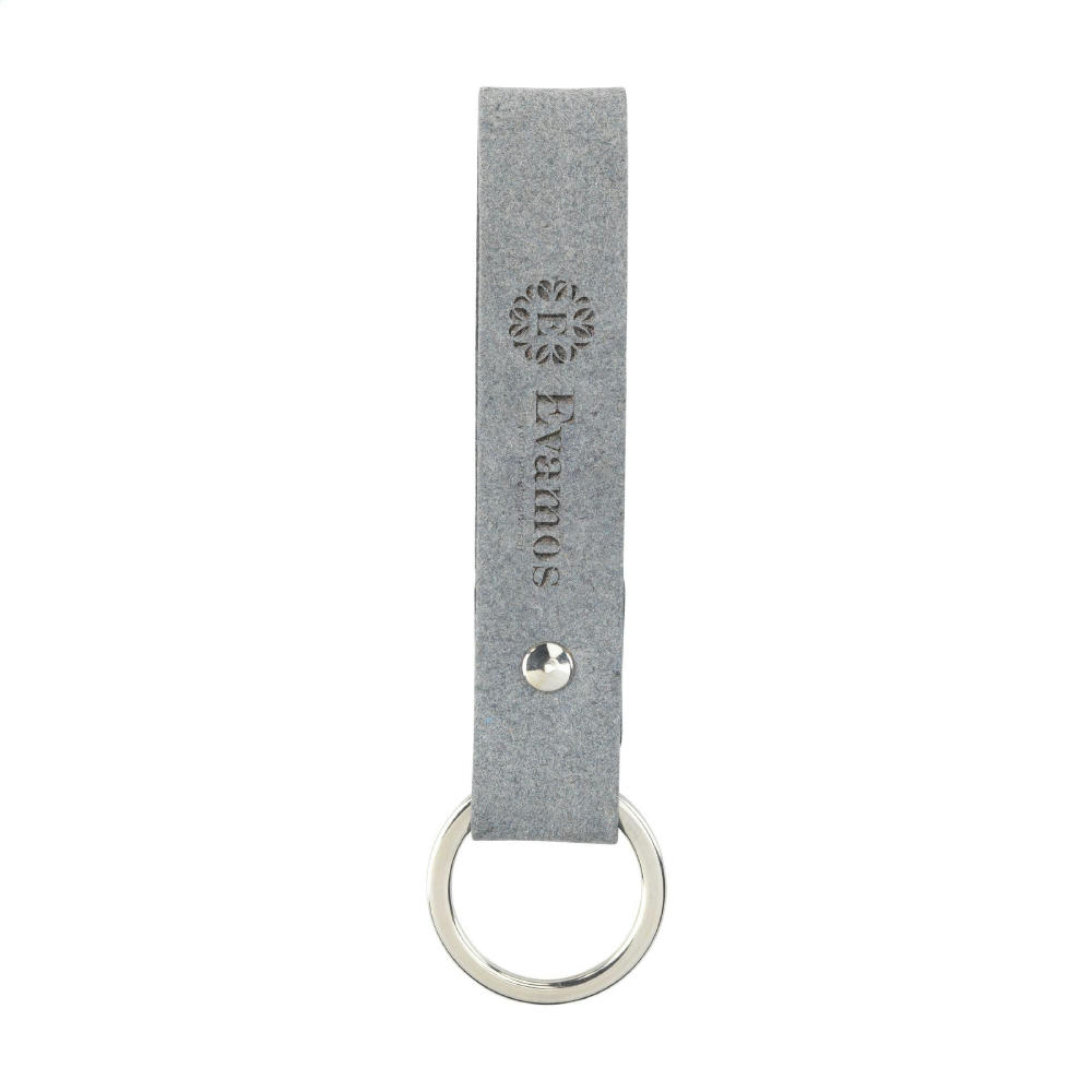 Recycled Denim Textile Keyring Schlüsselanhänger Werbeartikel