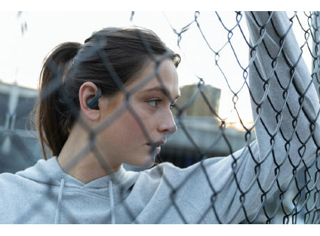 Urban Vitamin Pacifica Ohrhörer aus RCS recycelt. Kunststoff Werbeartikel