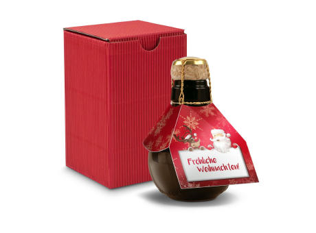 Product image Geschenkset / Präsenteset: Kleinste Sektflasche: Fröhliche Weihnachten Werbeartikel