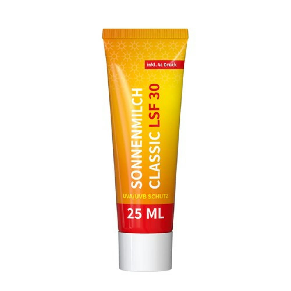 Product image 25 ml Tube - Sonnenmilch LSF 30 - FullbodyPrint Werbeartikel