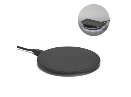 BURNELL. Superschnelles 10W wireless Ladegerät aus ABS Werbeartikel