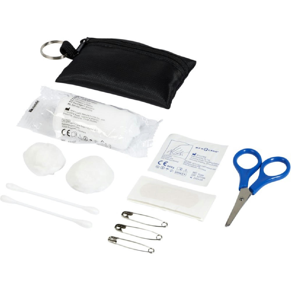 Product image Valdemar 16-teilige Erste-Hilfe-Tasche mit Schlüsselanhänger Werbeartikel