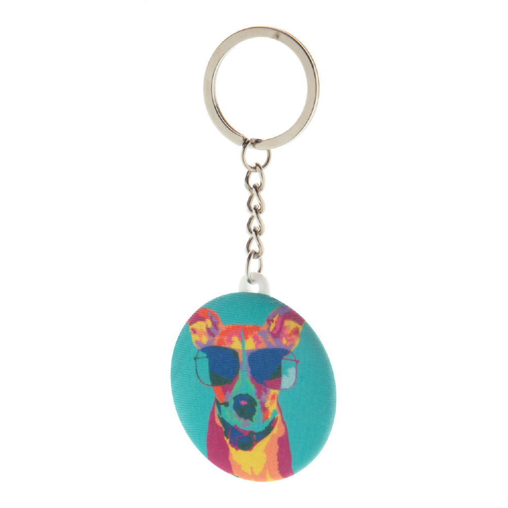 Product image Button-Schlüsselanhänger KeyBadge RPET Mini Werbeartikel
