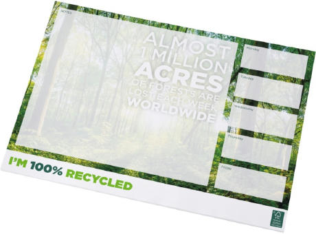 Desk-Mate® A3 recycelter Notizblock bedrucken