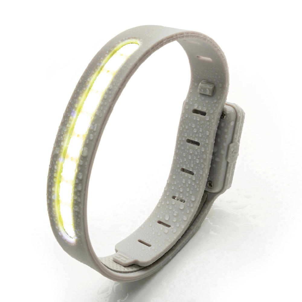 Lumi Sprint wiederaufladbares LED Lauflicht aus RCS rec. ABS Werbeartikel