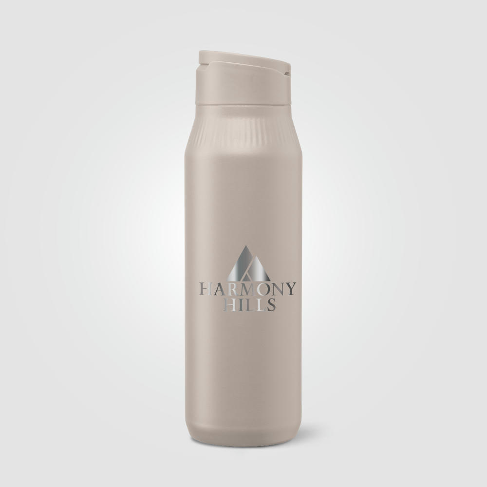 Majesty Selfie-Stand-Trinkflasche aus Edelstahl - 750 ml Werbeartikel