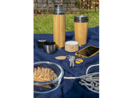 Product image Doppelwandiger Isolierbecher aus Bambus Sabine bedrucken