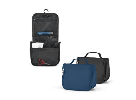 WILLIS. Kulturbeutel aus Mikrofasern mit diversen Taschen bedrucken