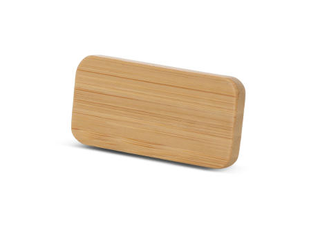 Product image Namensschild aus Bambus mit Anstecknadel Werbeartikel