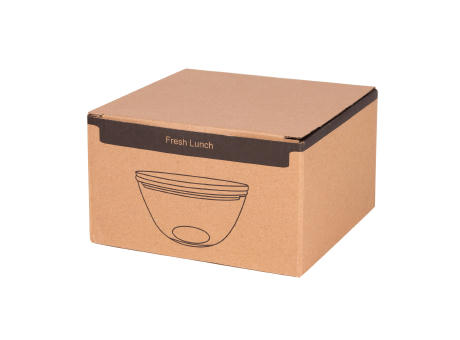 FRESH LUNCH - Glasschüssel Werbeartikel