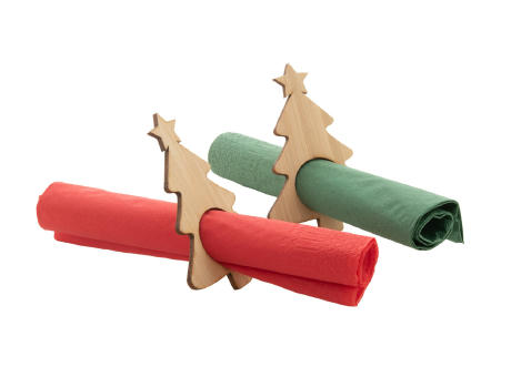 Serviettenringset Julmiddag Werbeartikel