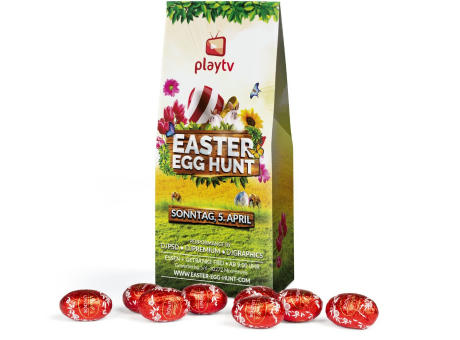 Product image Lindt Lindor Ostereier in Standboden-Kartonage bedrucken