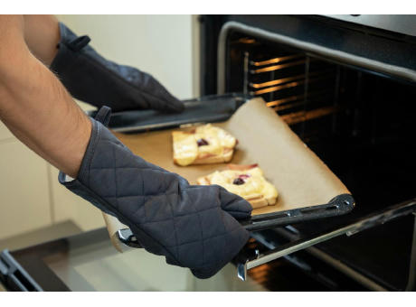 Ofenhandschuh "Heat resistant", 2er Set bedrucken