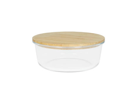 Glasbox "Balance", rund 17x7 cm Werbeartikel