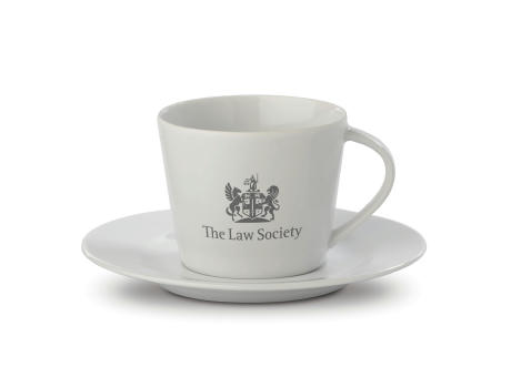 Tasse mit Untertasse Milano 160ml bedrucken