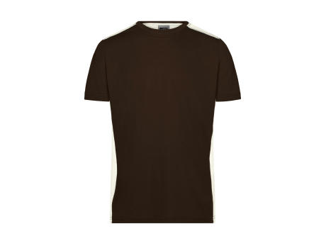 Men's Workwear T-Shirt - COLOR - - Strapazierfähiges und pflegeleichtes T-Shirt mit Kontrasteinsätzen bedrucken