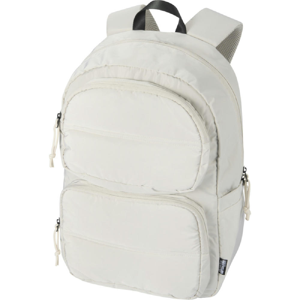 Puffer 15,6" GRS recycelter Laptoprucksack 18L Werbeartikel