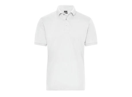 Men's BIO Stretch-Polo Work - SOLID - - Polo aus weichem Elastic-Piqué bedrucken