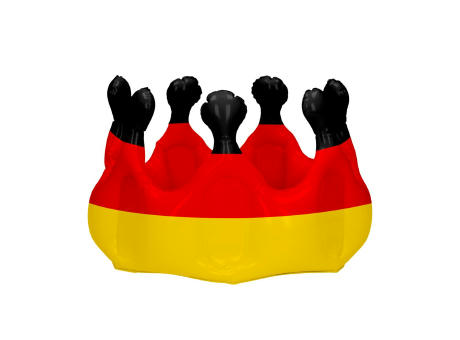 Aufblasbare Krone "Deutschland" bedrucken