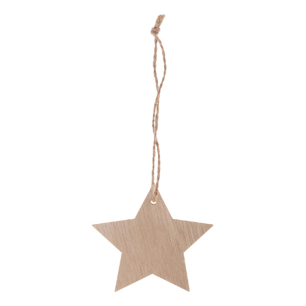 Weihnachtsbaum-Anhänger, Stern Rosvik Werbeartikel
