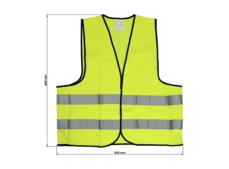 Warnweste "Standard" 5er Set im Etui Werbeartikel