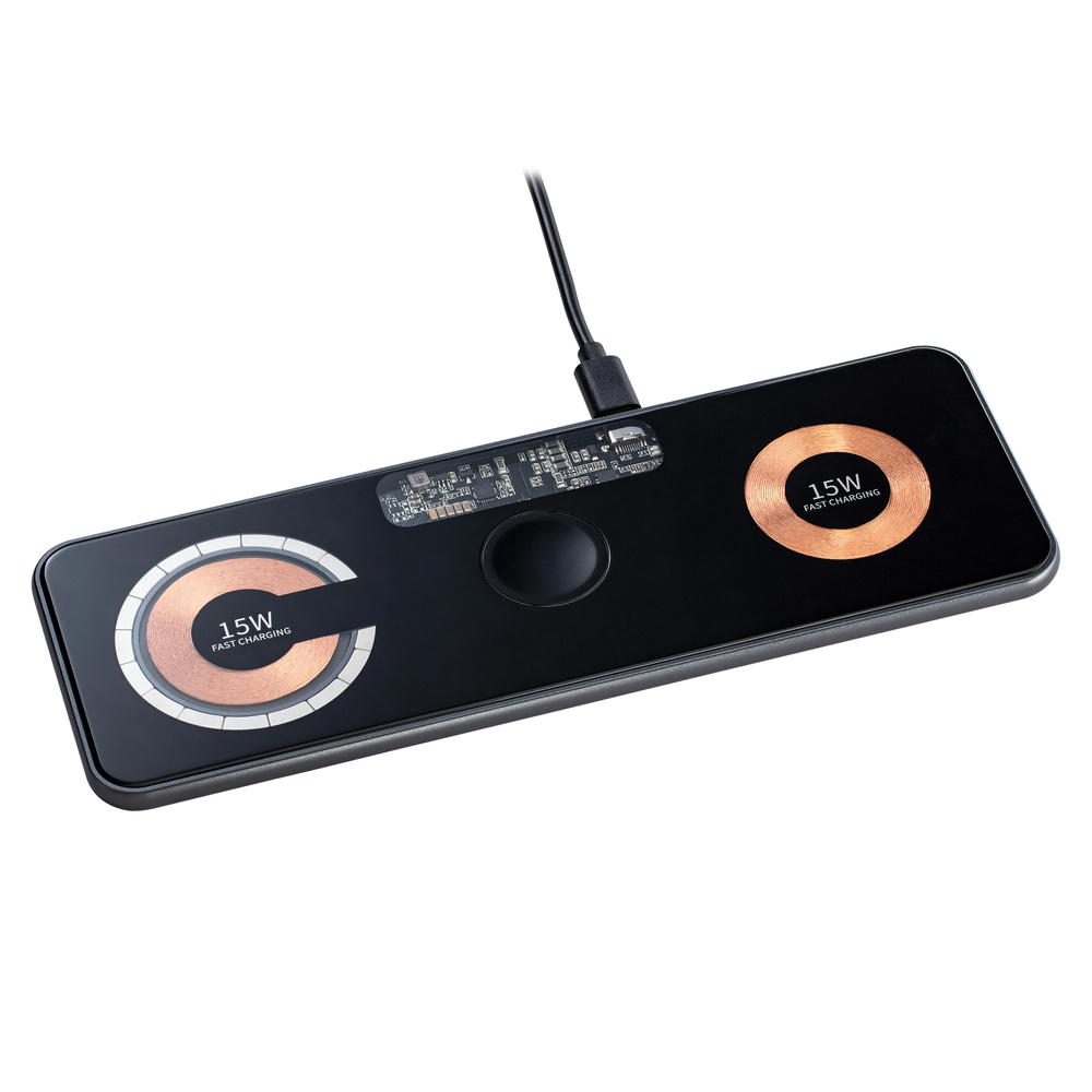 Product image 3-in-1 Fast Wireless Charger REEVES-GOLNEY Werbeartikel