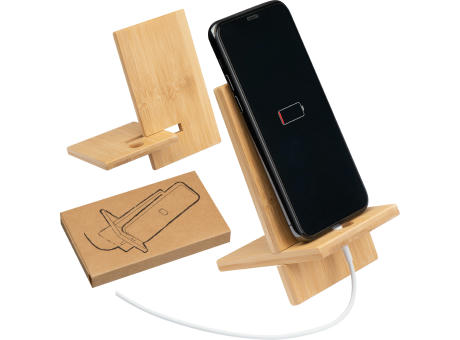 Product image Handyhalter aus Bambus Werbeartikel