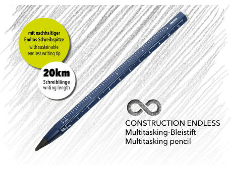 TROIKA Multitasking-Bleistift CONSTRUCTION ENDLESS Werbeartikel