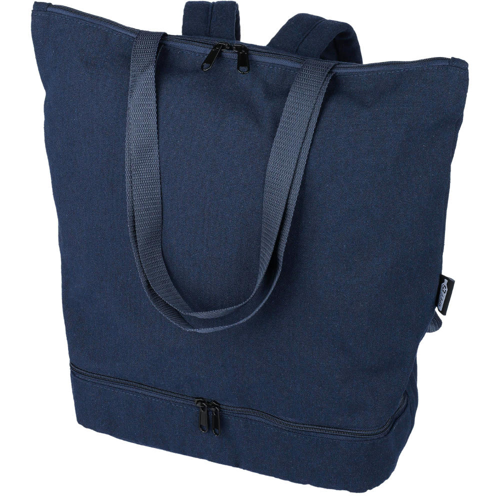 Recyceltes Poly-Baumwollgewebe (330 g/m2) Rucksack Osric Werbeartikel