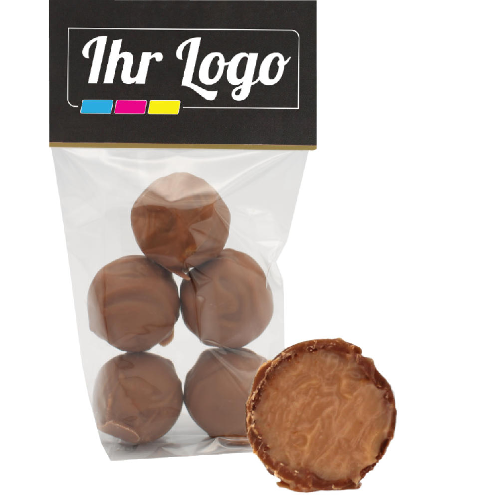 5er Confiseriepralinen Grand Marnier mit Kundenheader  Werbeartikel