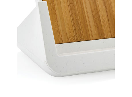 Ontario 10W Ständer aus Bambus & RCS recyceltem Kunststoff Werbeartikel