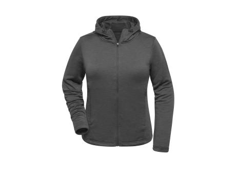 Ladies' Sports Zip Hoody - Modische Kapuzenjacke aus 100% recyceltem Polyester für Sport und Freizeit Werbeartikel